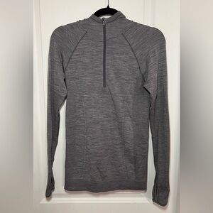 lululemon Swiftly Wool 1/2 Zip Hoodie Size 8